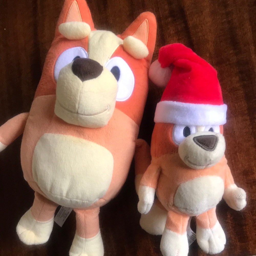 Bluey friend Bingo- says 4 things- Bonus- Santa Bingo